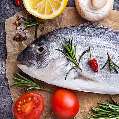 Fischgericht vom Italiener aus Mindelsetten
